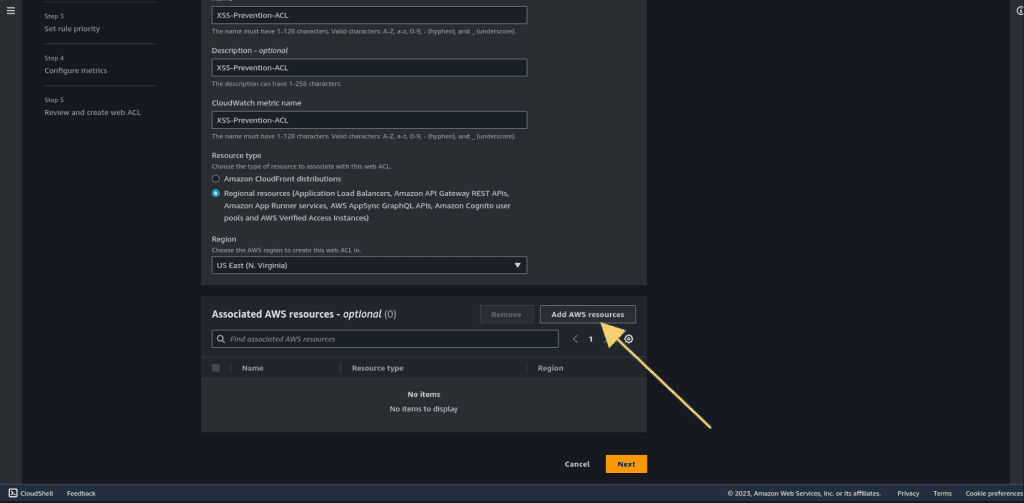 Adding AWS resources