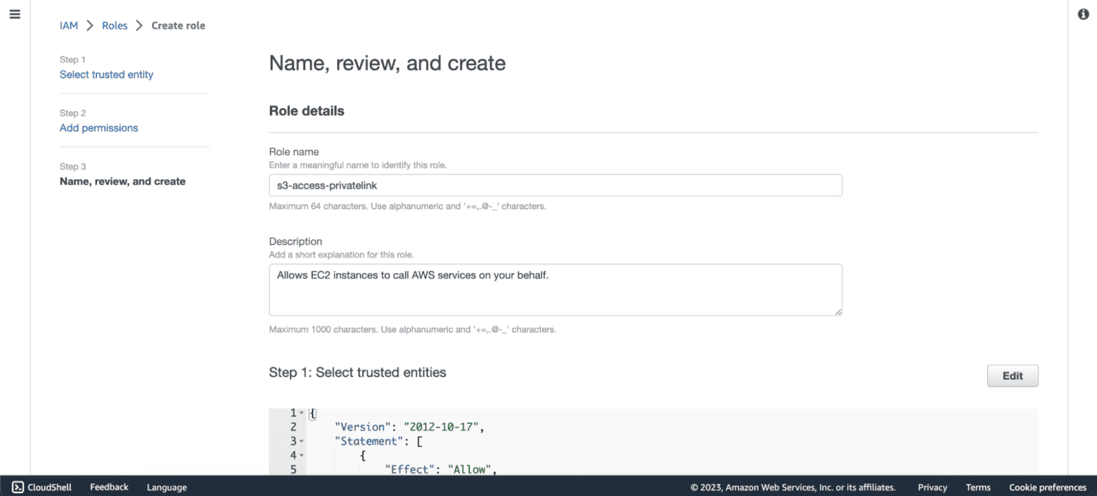 How to Connect AWS Instance and S3 Bucket with PrivateLink