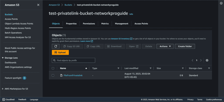 How to Connect AWS Instance and S3 Bucket with PrivateLink