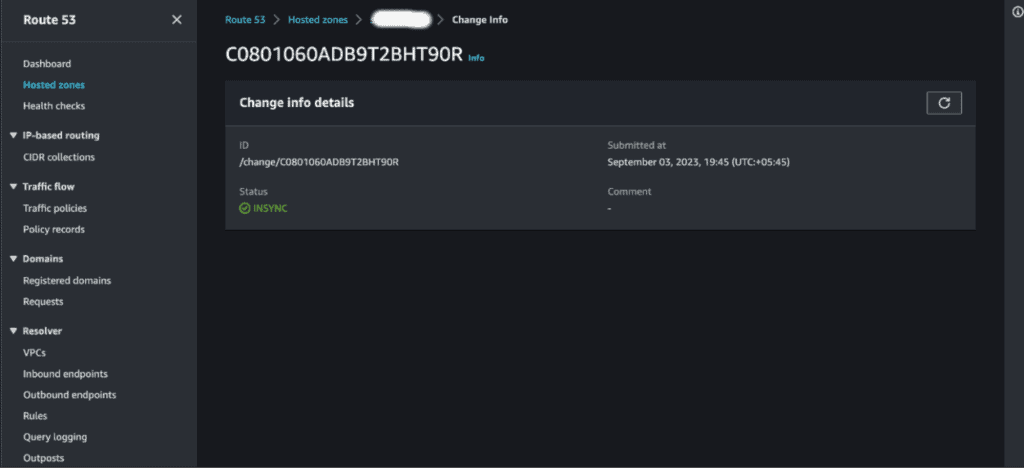 Checking the status of our created record