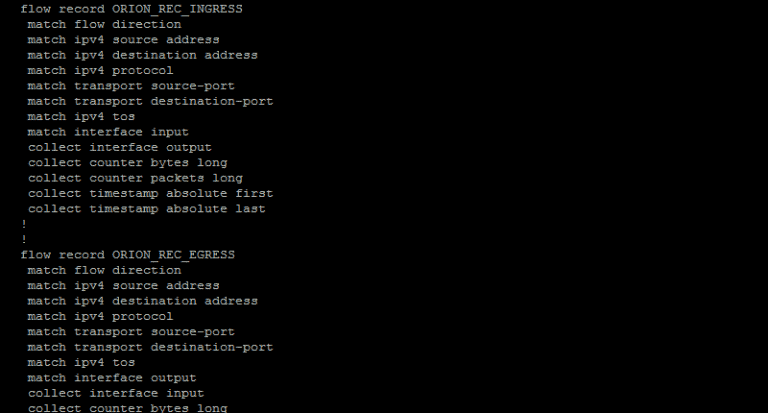 c9300 flexible netflow config